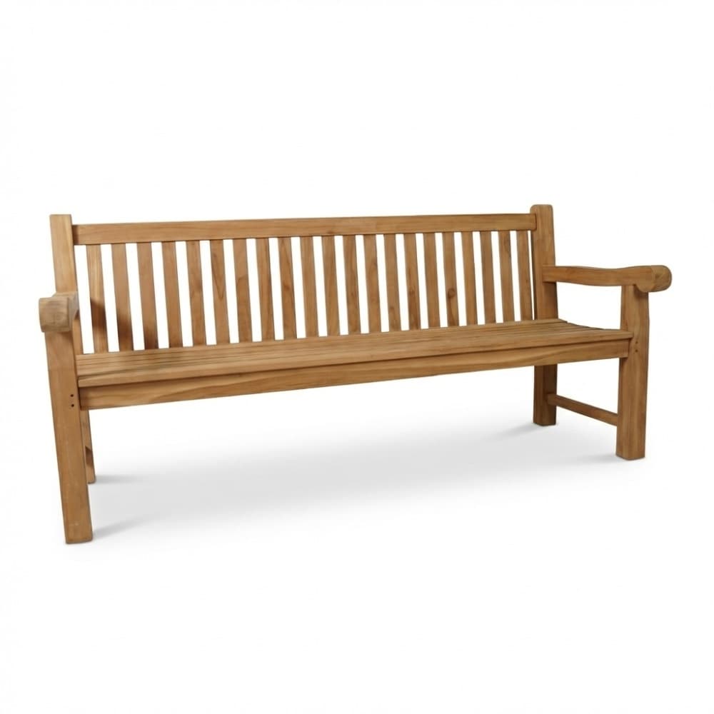 Salzburg premium 3-zits tuinbank | teakhout | Natural Teak | 194cm