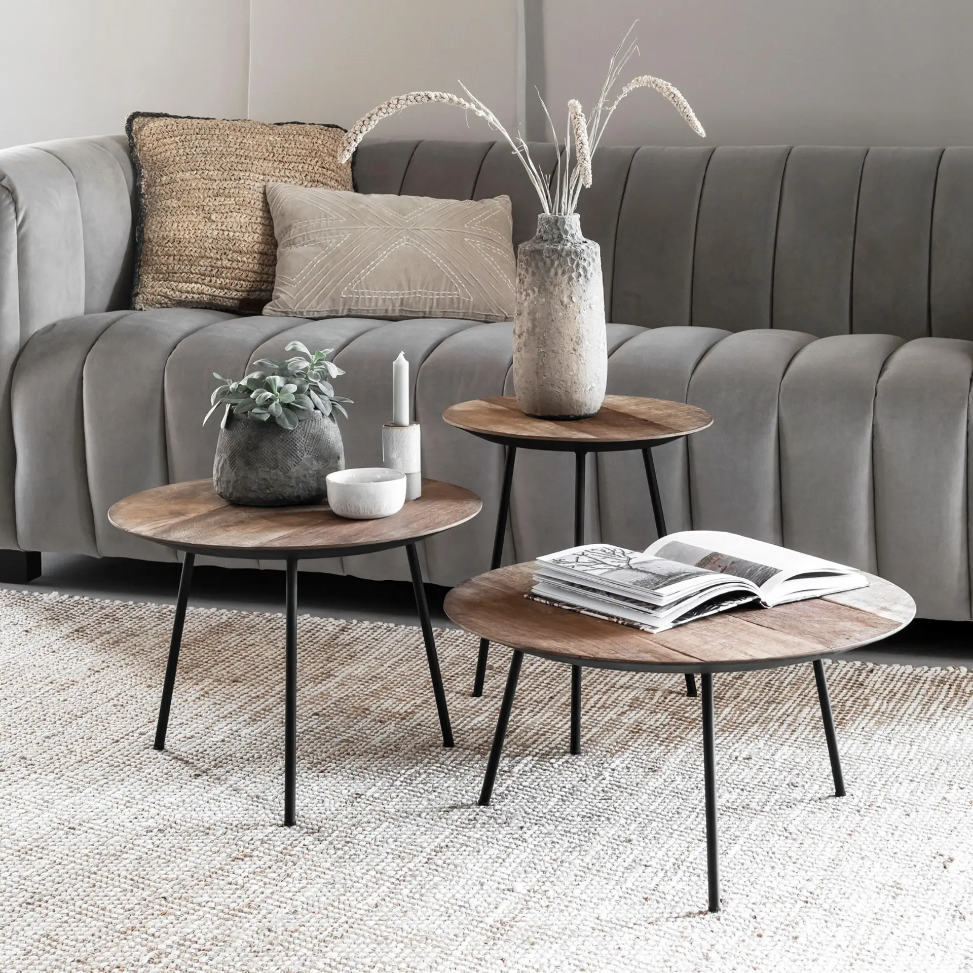 Industriële Salontafel Bergamo